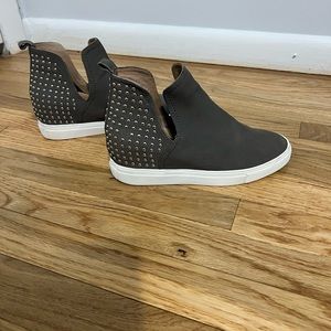 Steve Madden wedge sneakers with studs